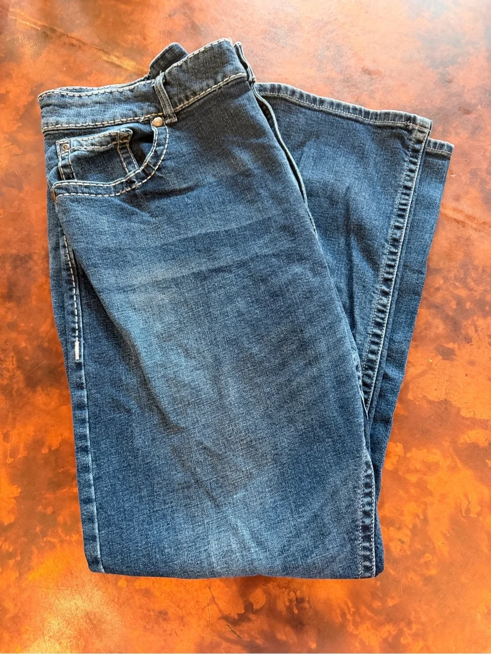 Rock 47 Denim Wrangler 42 x 32 Slim Boot